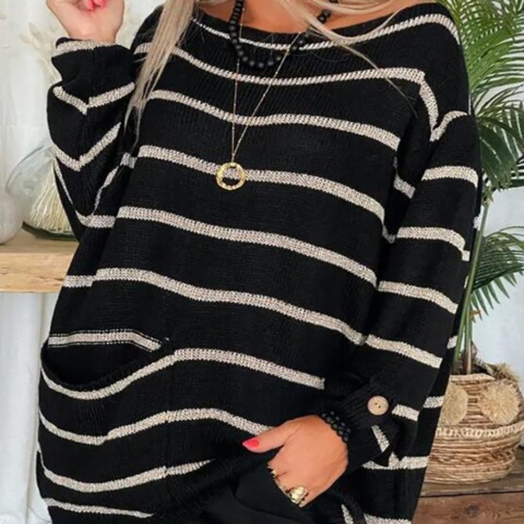Denise™ | Chic Striped Sweater