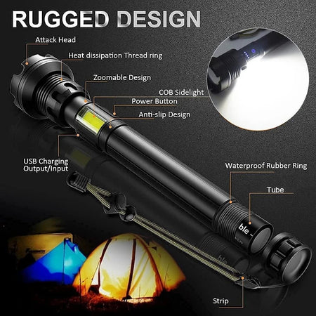 LumensPro™ - Tactical Laser Flashlight
