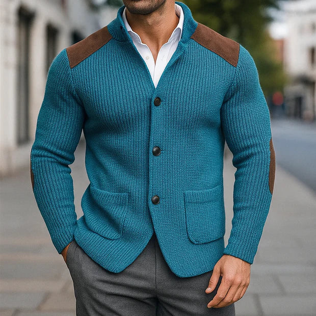 ELIOTT | CARDIGAN TRICOTÉ ÉPAULES SUÉDÉES PRESTIGEKINIT