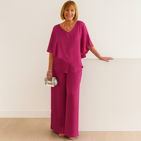 Two-piece set with an elegant style