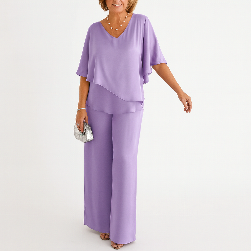 Two-piece set with an elegant style