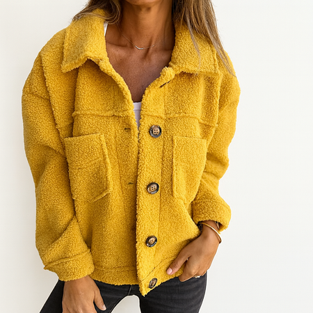 Short jacket with lapels