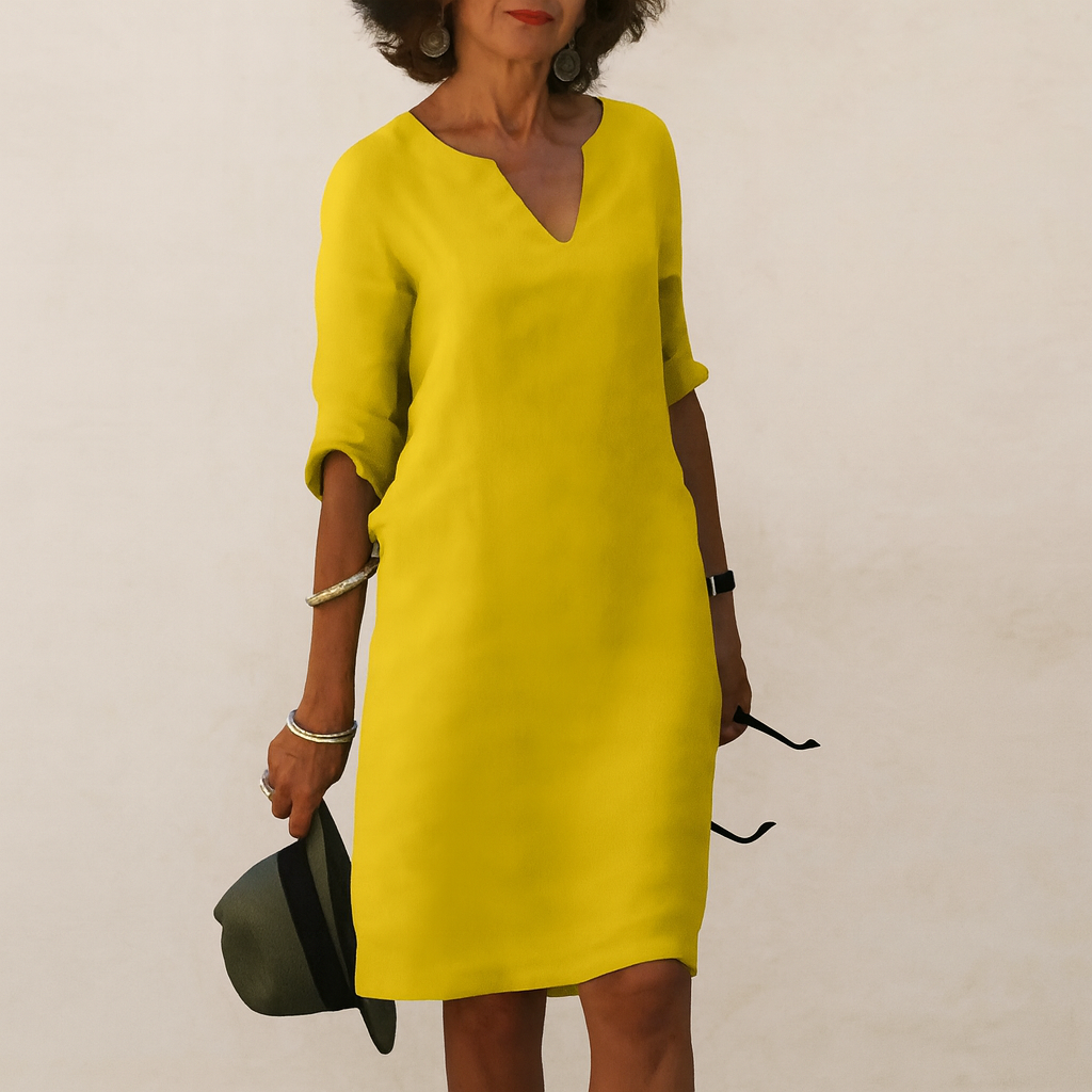 Flowing dress with timeless elegance