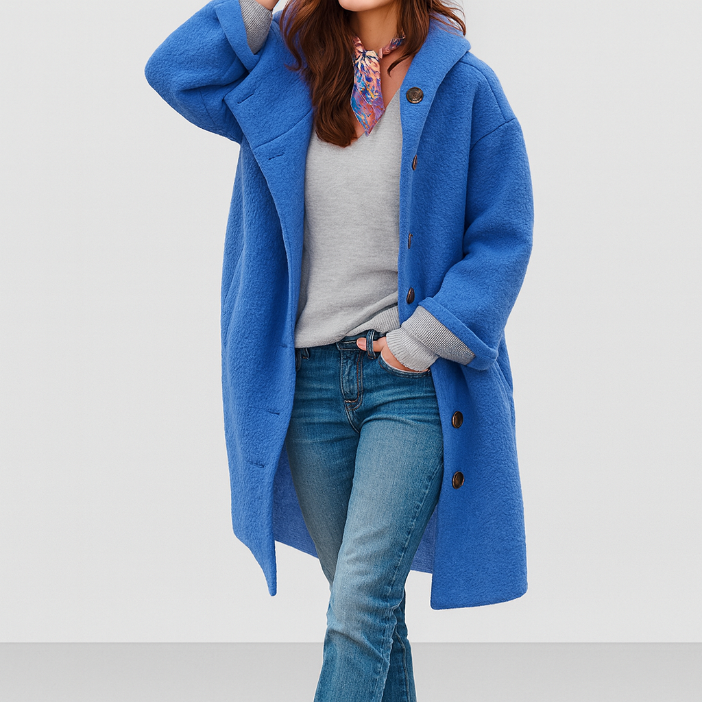 Jessica™ - Long Sleeve Hooded Cardigan Top