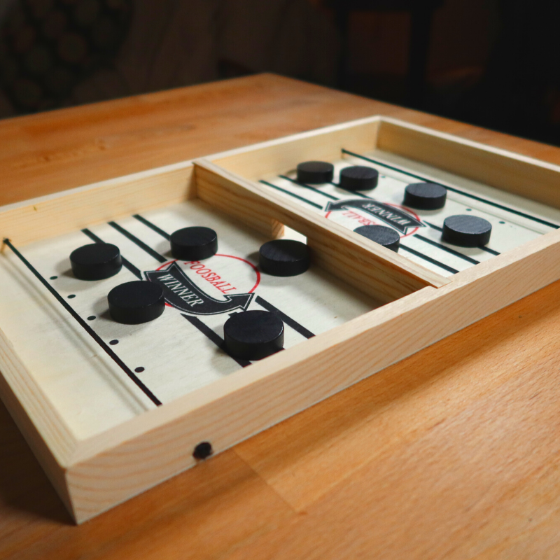 FoosBallPuck™ - Miniature Wooden Football