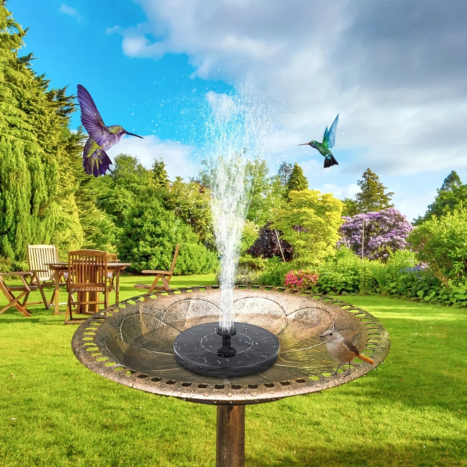 SunBath™ | Solar Fountain Pump for Bird Bath