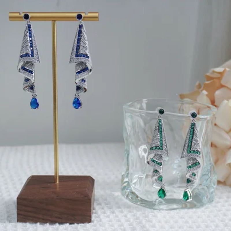 GemAura™ | Vintage Silver Earrings